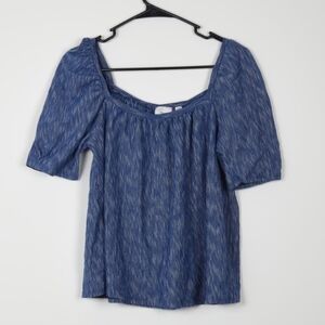 Anthropologie Postmark Striped Peasant Top XS